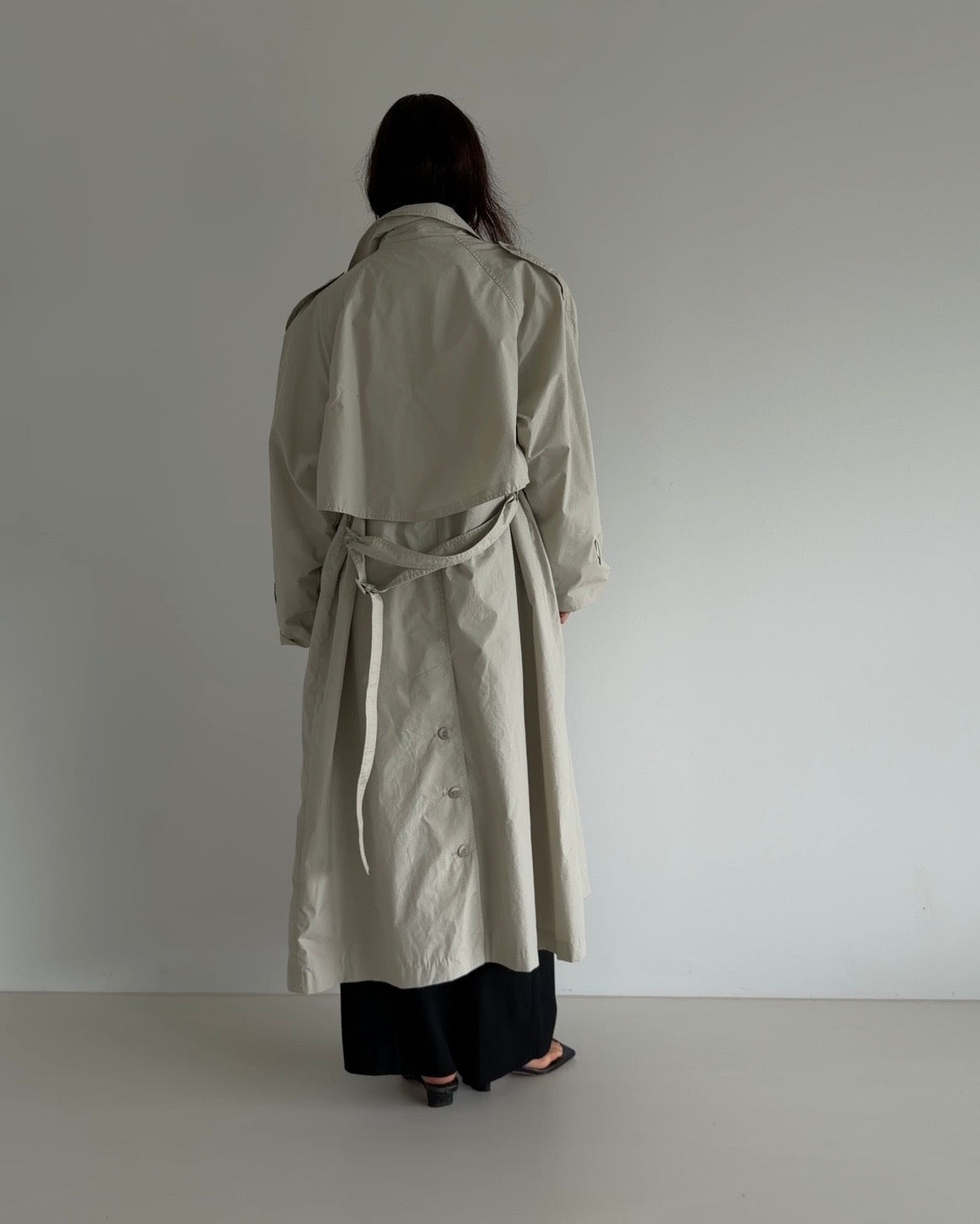 Oversized Trenchcoat Light Beige