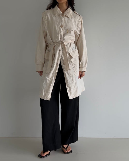 Trench Jacket in Apricot