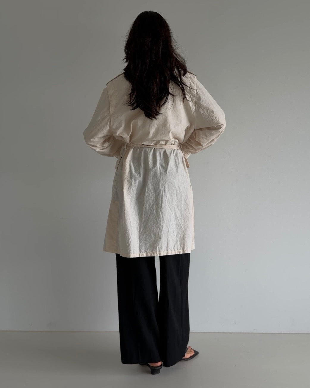 Trench Jacket in Apricot