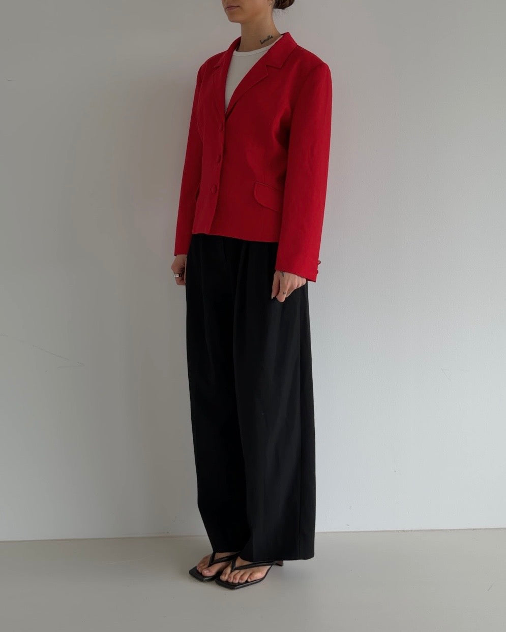 Short Blazer Red