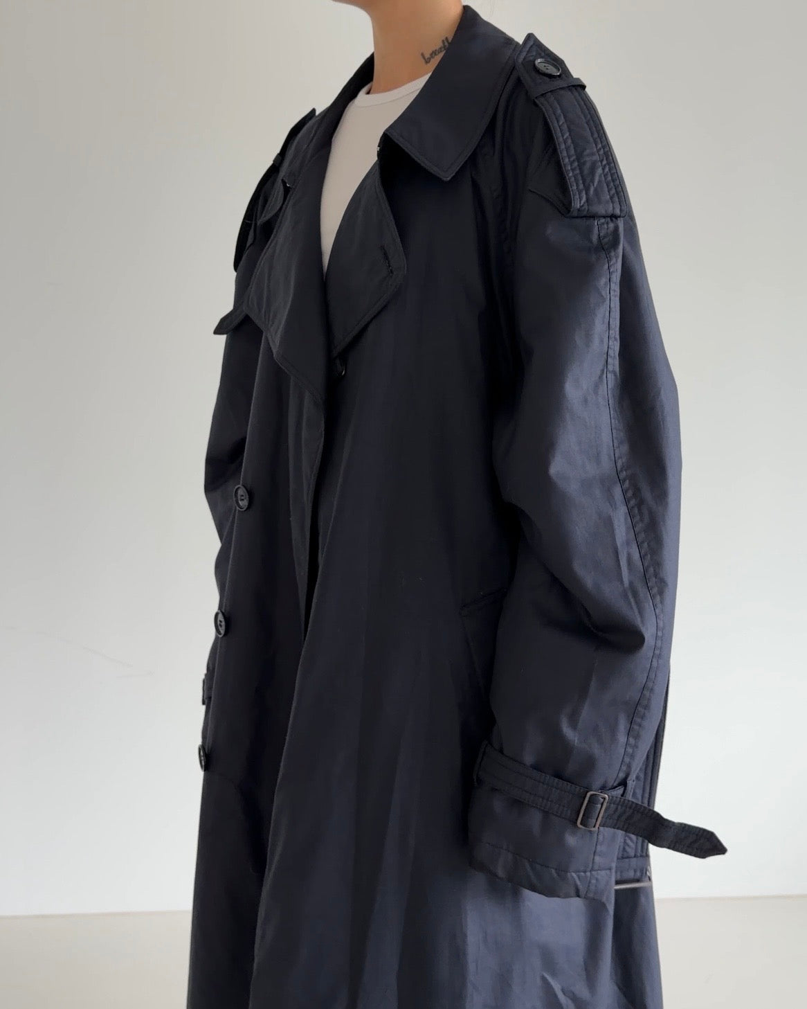 Oversized Trenchcoat Navy