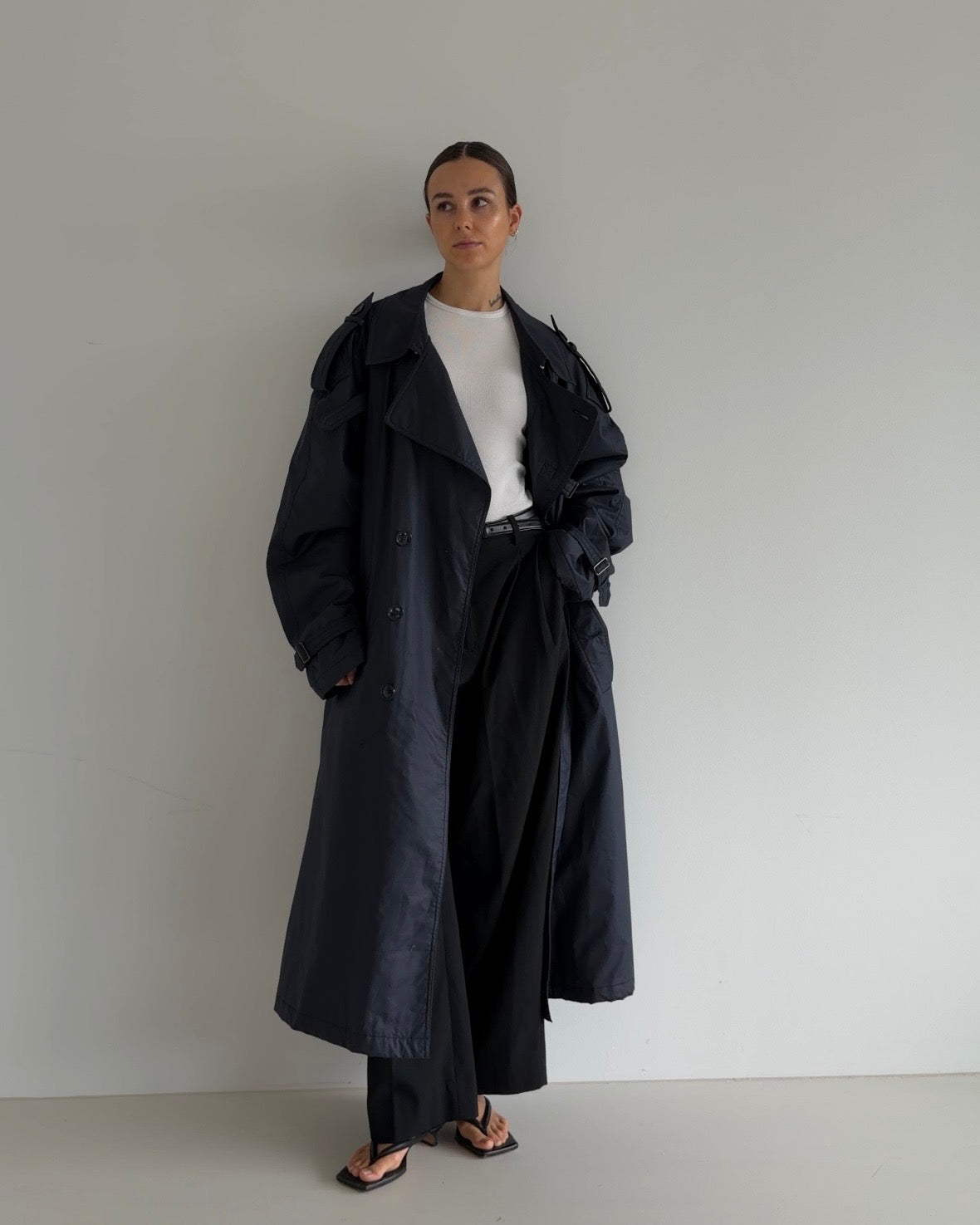 Oversized Trenchcoat Navy
