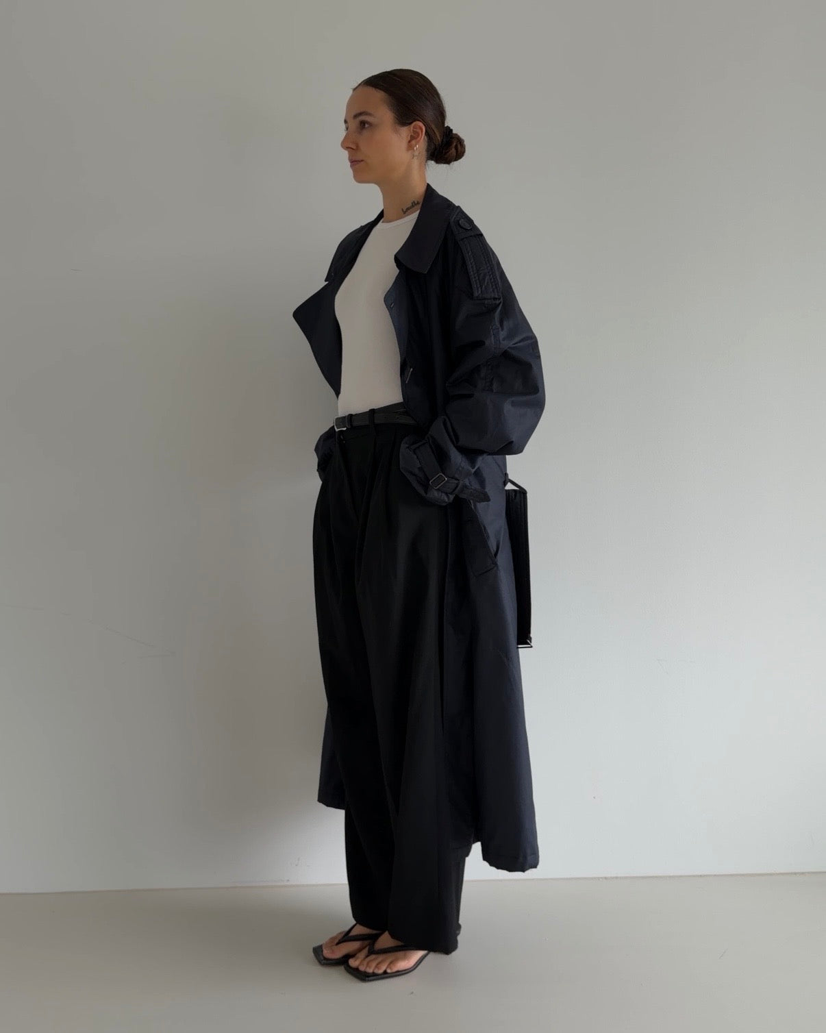 Oversized Trenchcoat Navy