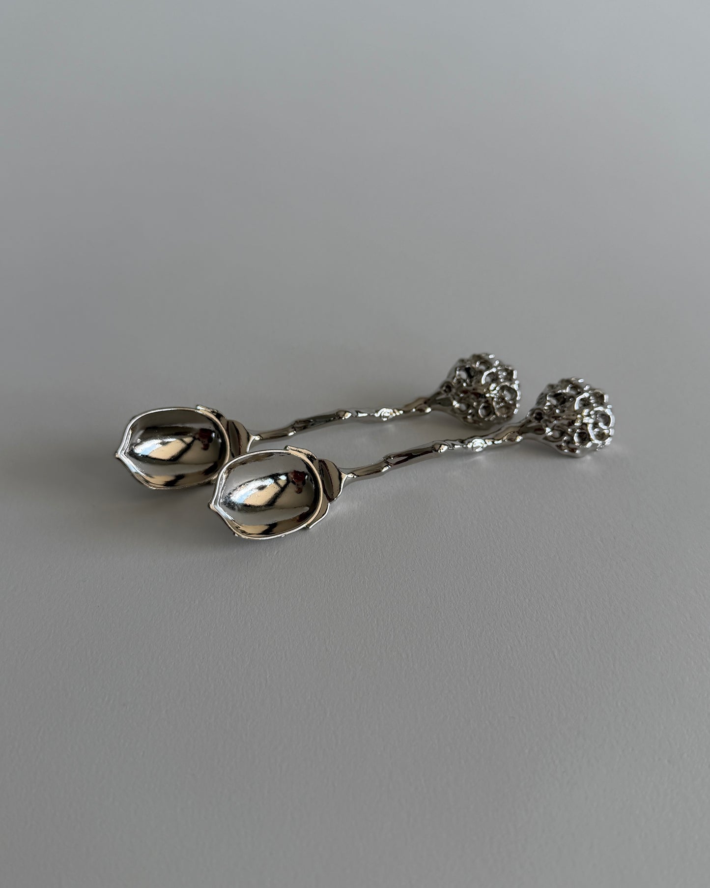 Silver Bloom Coffee Spoon - Set of 2