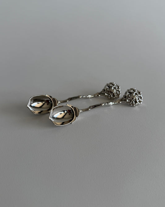 Silver Bloom Coffee Spoon - Set of 2
