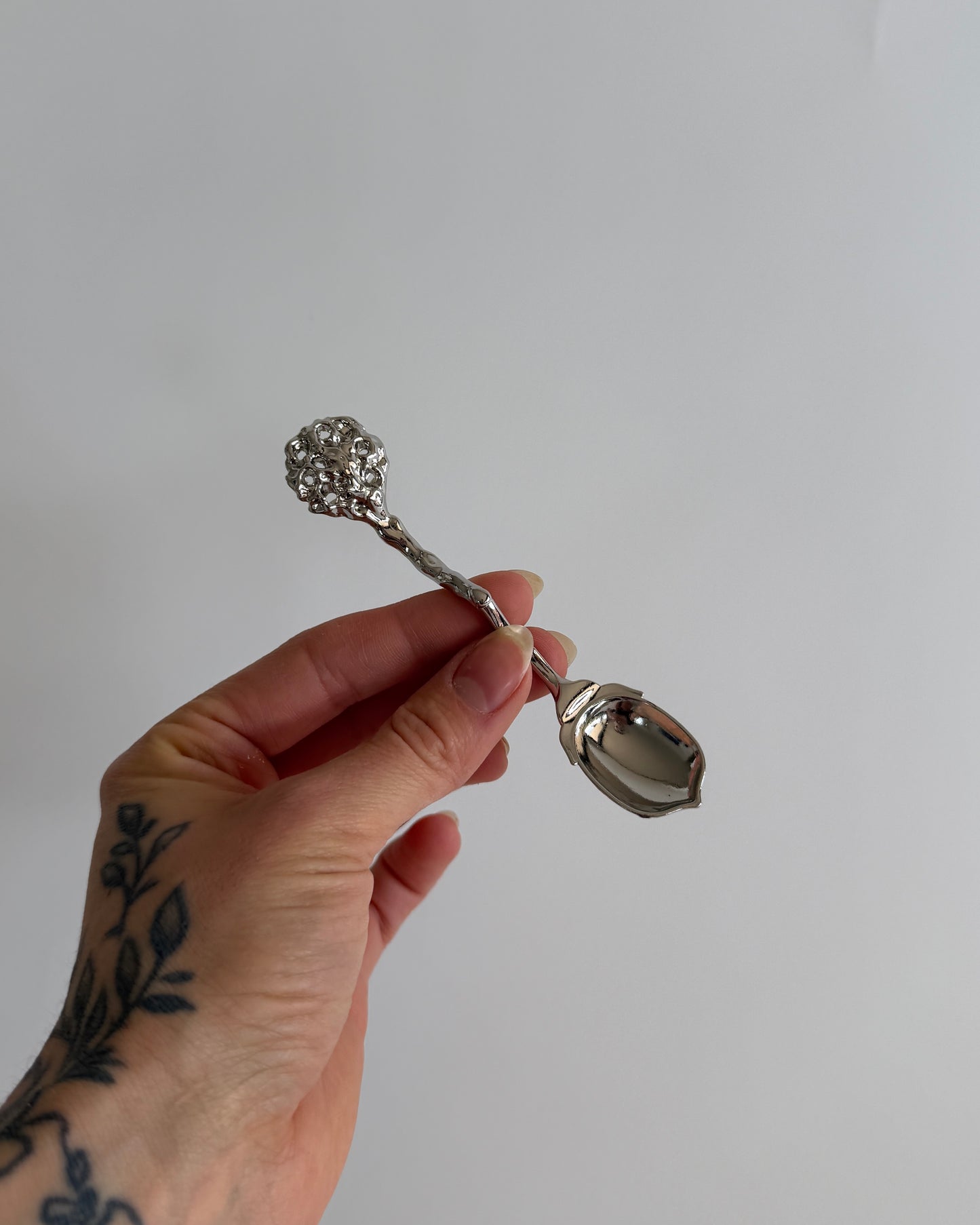 Silver Bloom Coffee Spoon - Set of 2