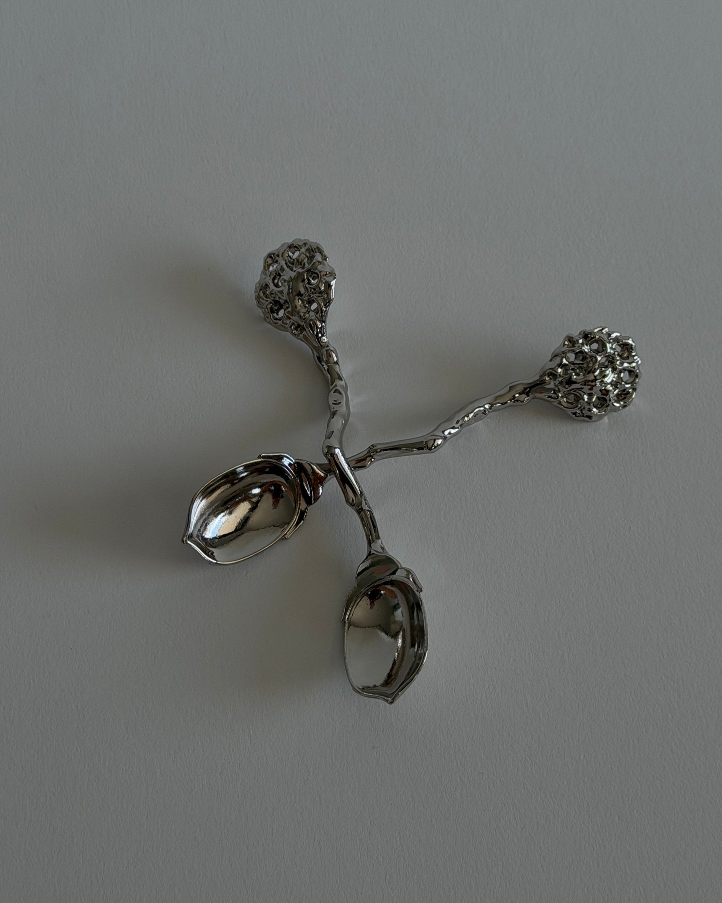 Silver Bloom Coffee Spoon - Set of 2