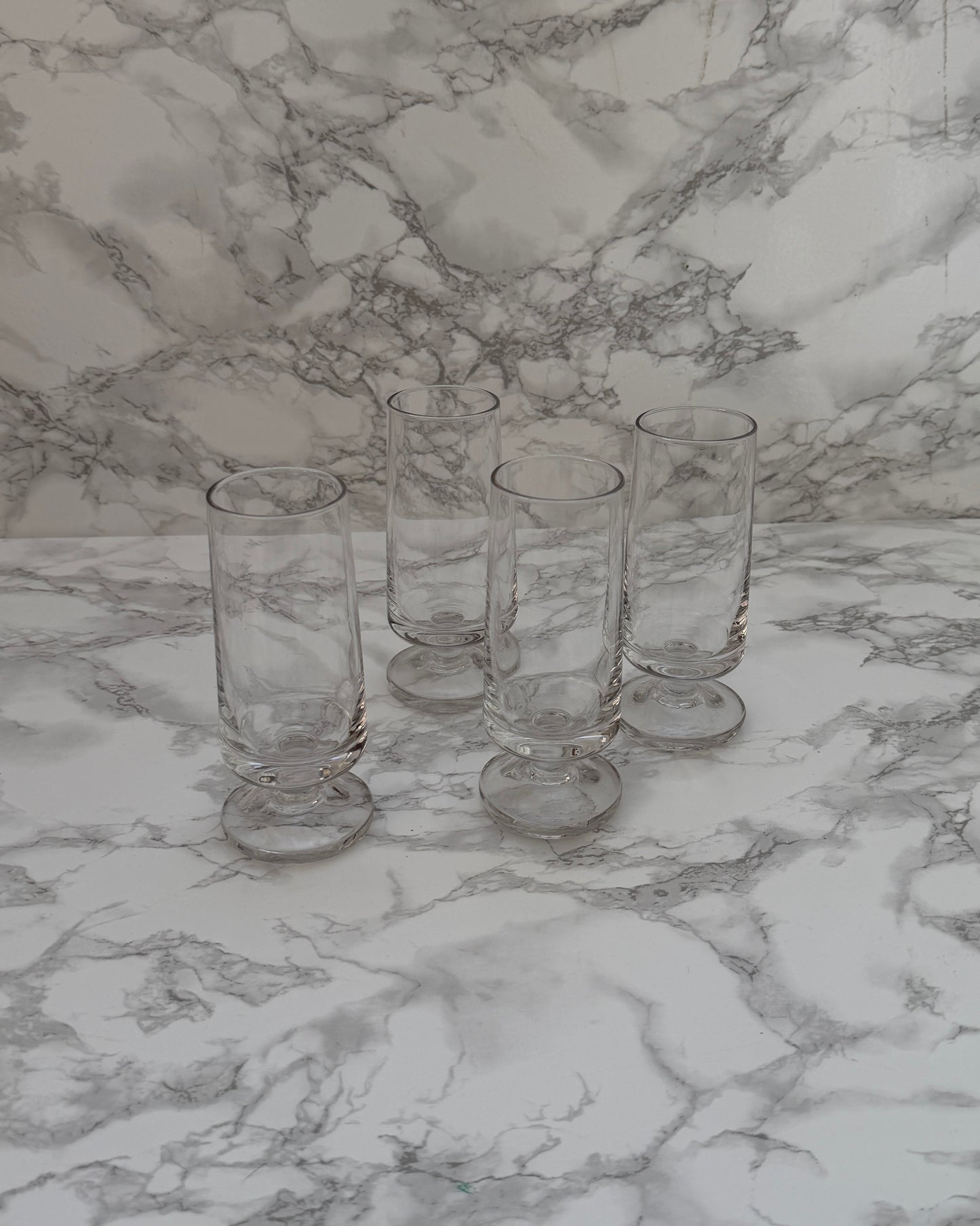 Beautiful Stem Glass- Set of 2