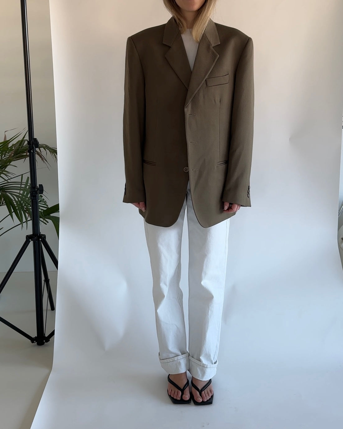 Oversized Blazer Khaki