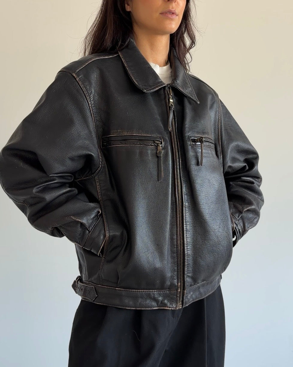 Heavy Vintage Leather Jacket