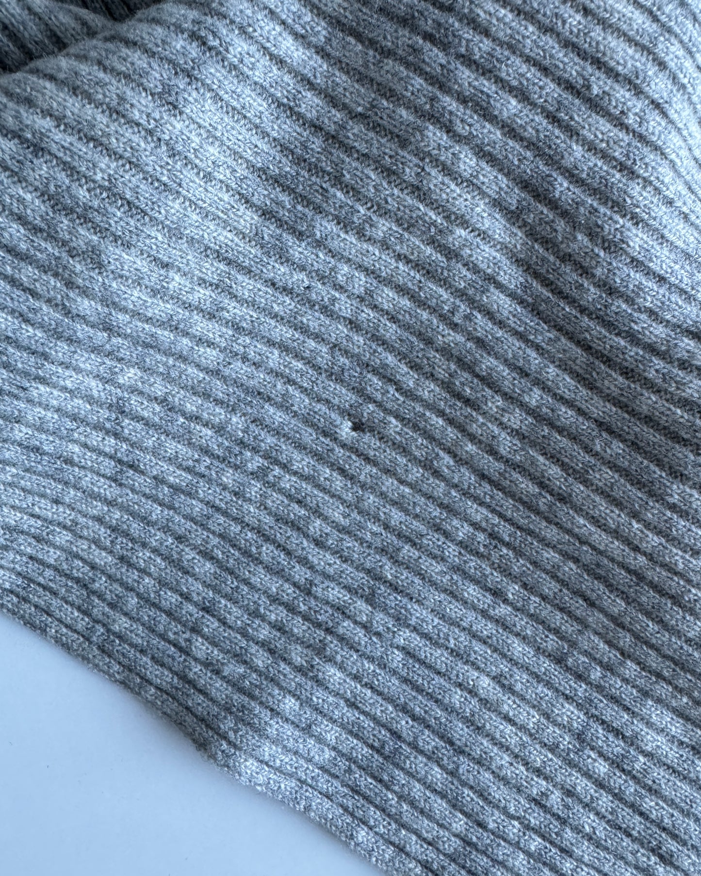 Thin Wool Scarf Grey