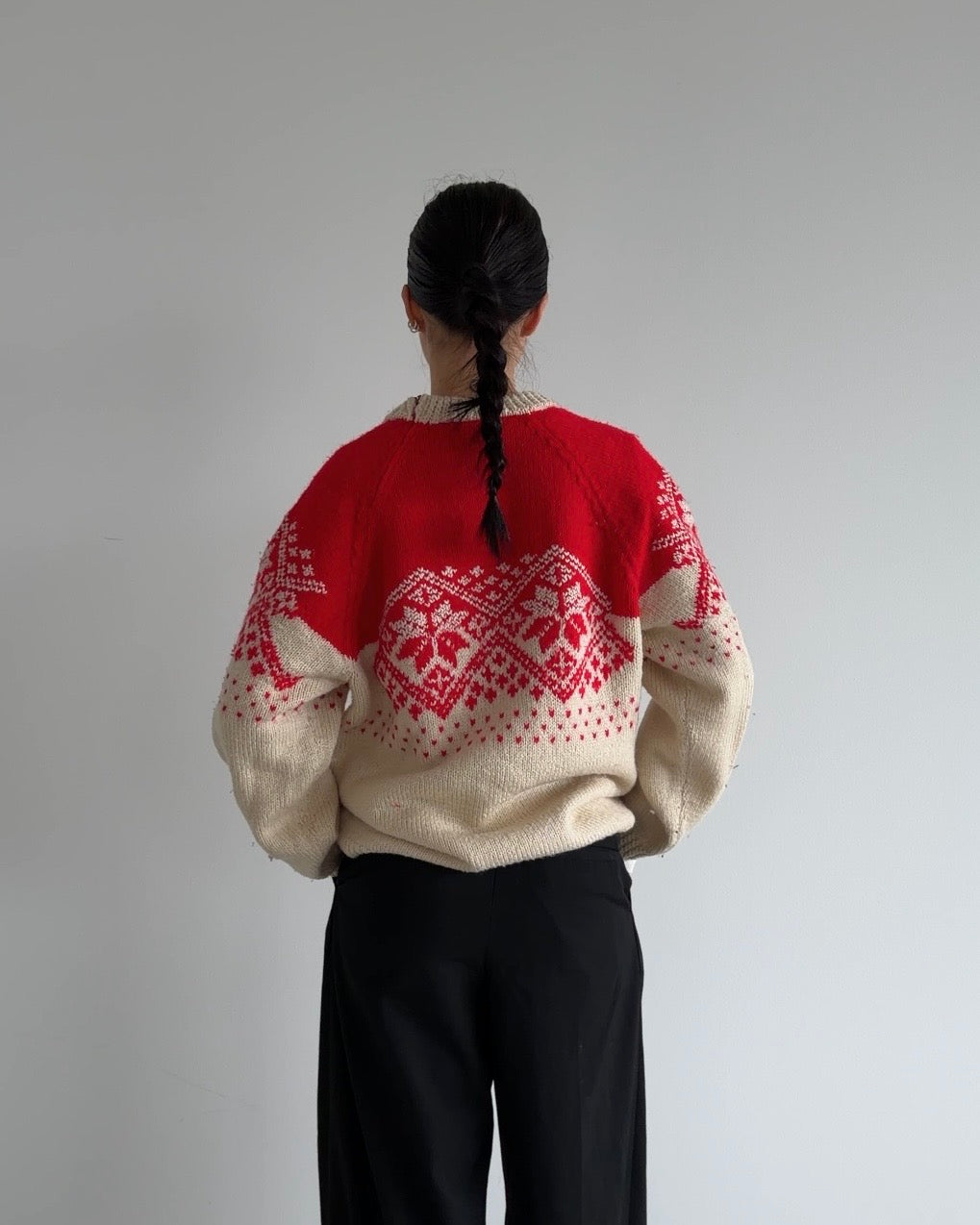Wool Pullover Red