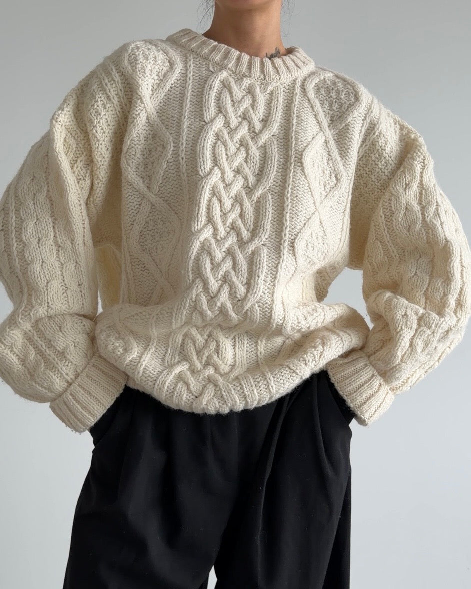 Wool Pullover Creme