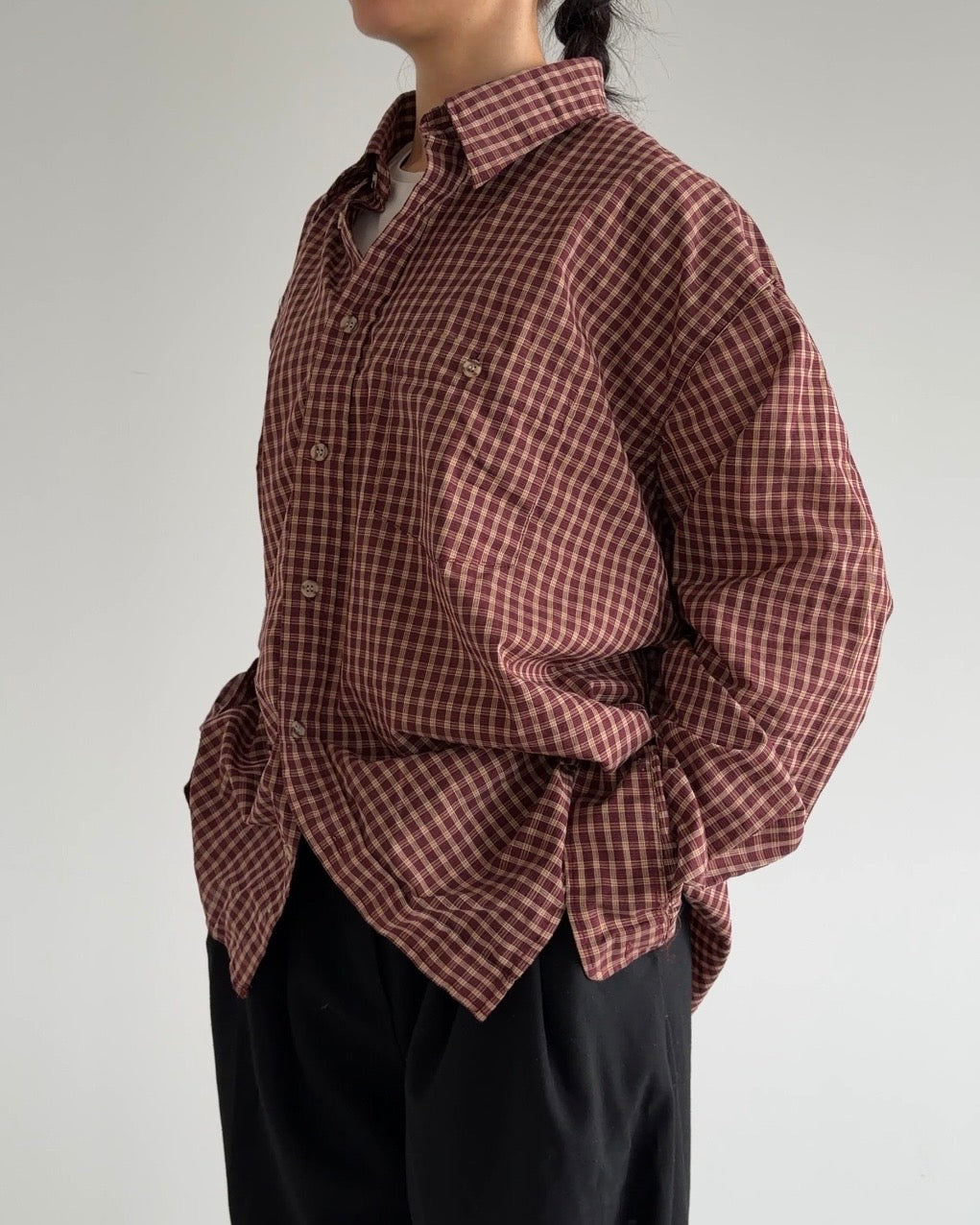 Oversized Checked Shirt