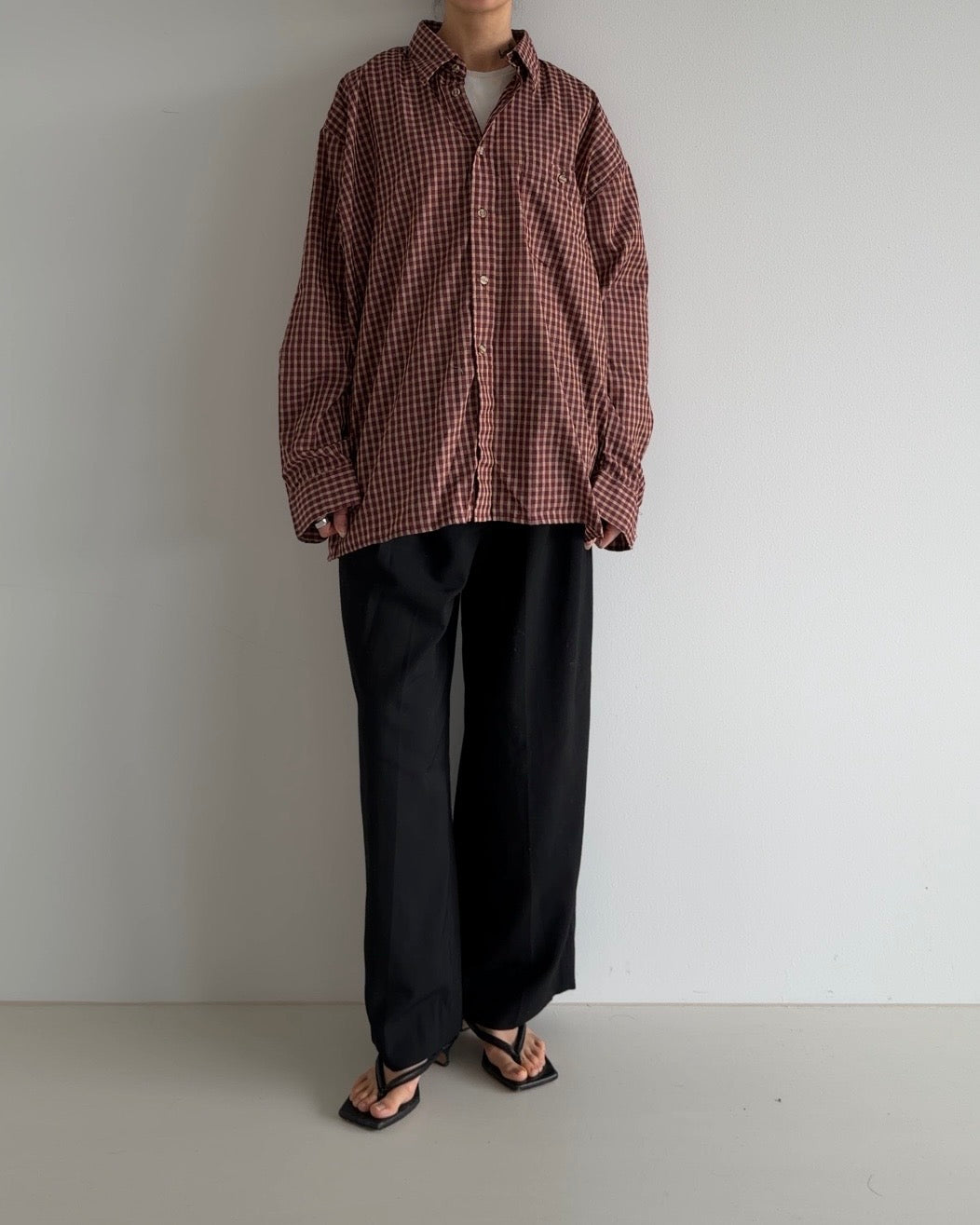 Oversized Checked Shirt