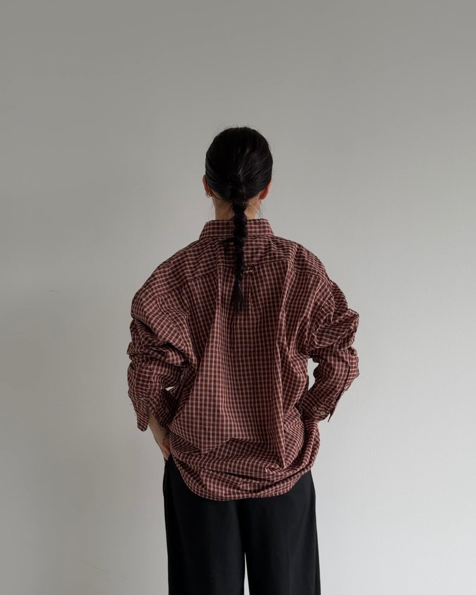 Oversized Checked Shirt