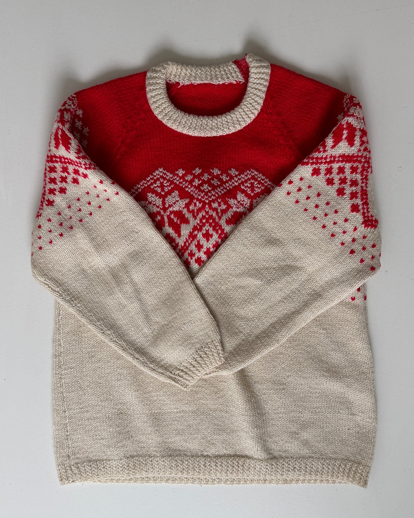 Wool Pullover Red