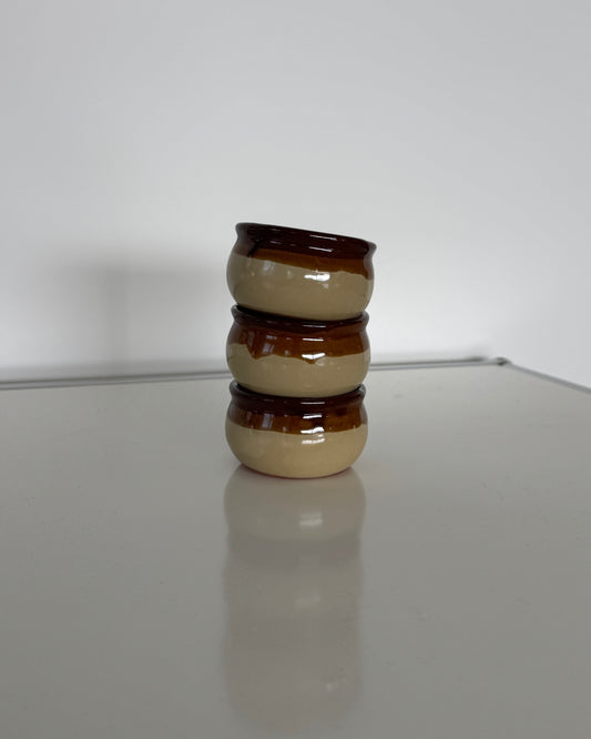 Small Ceramic Cups - Set of 3