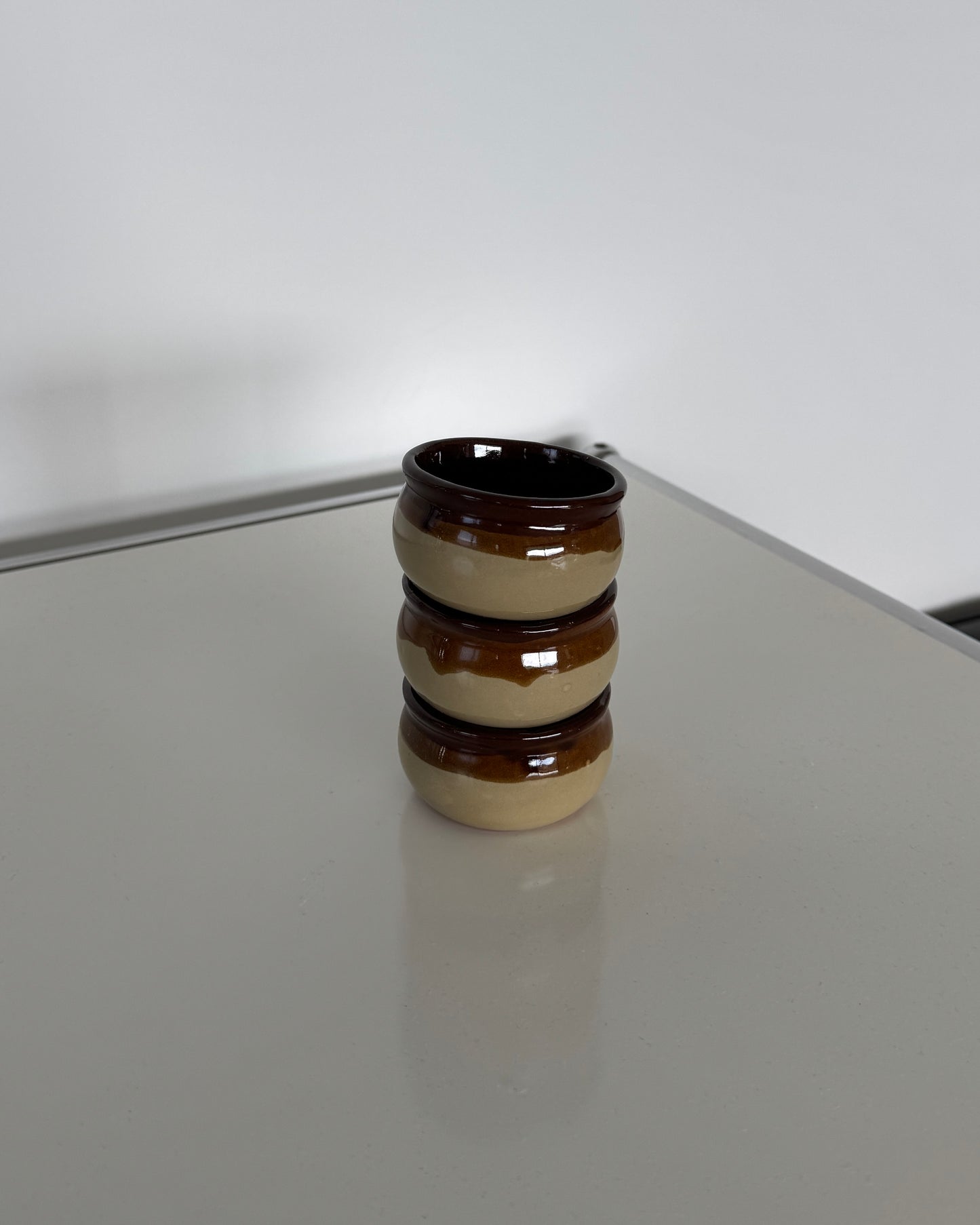 Small Ceramic Cups - Set of 3