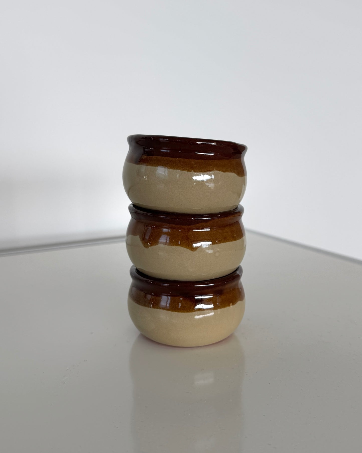 Small Ceramic Cups - Set of 3