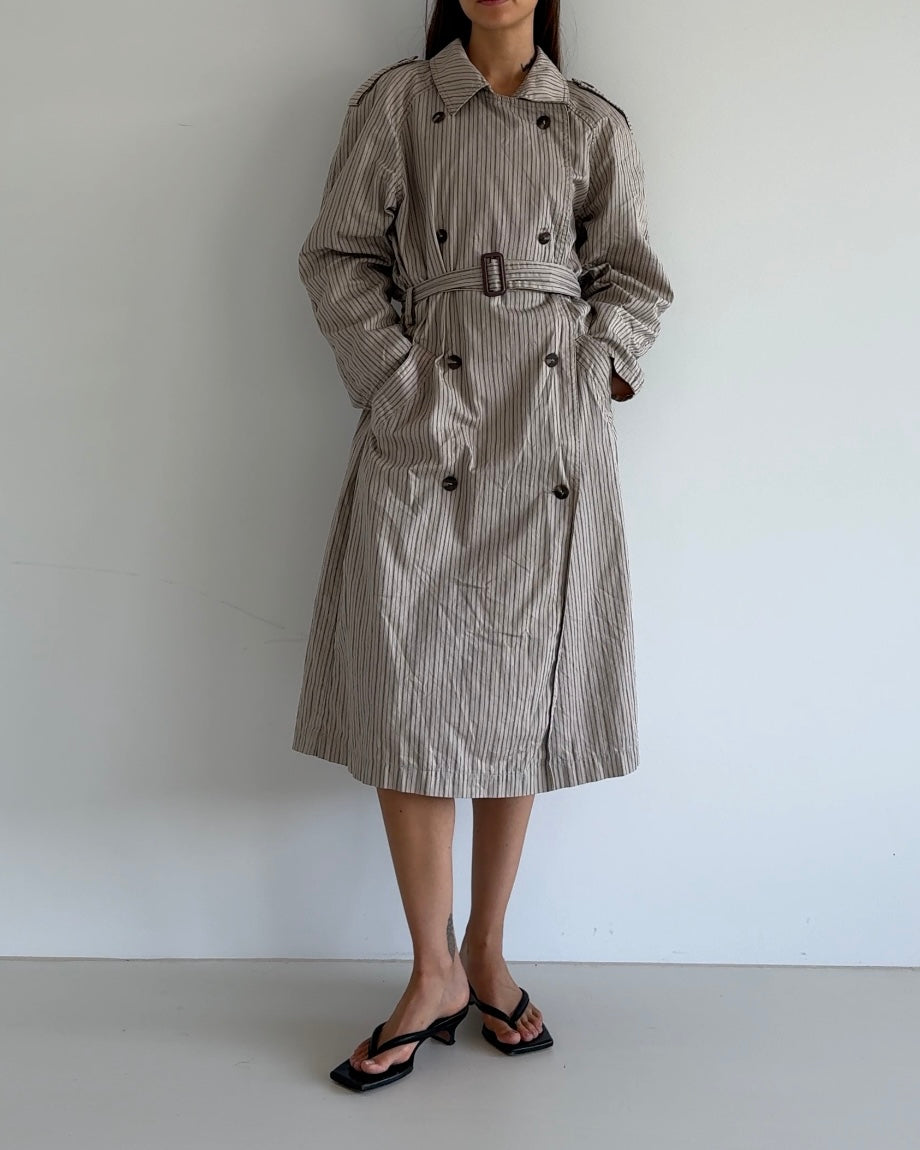 Striped Trenchcoat