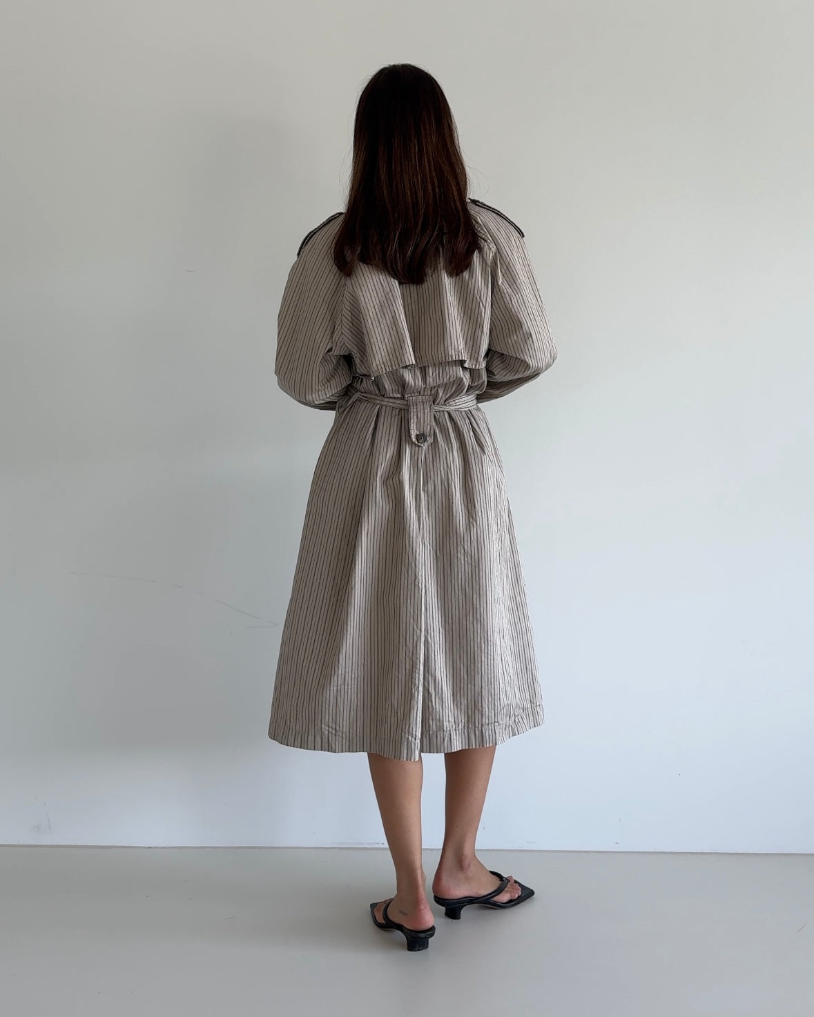 Striped Trenchcoat