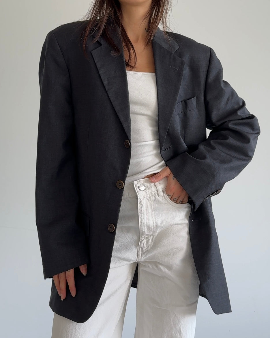 Oversized Blazer Grey