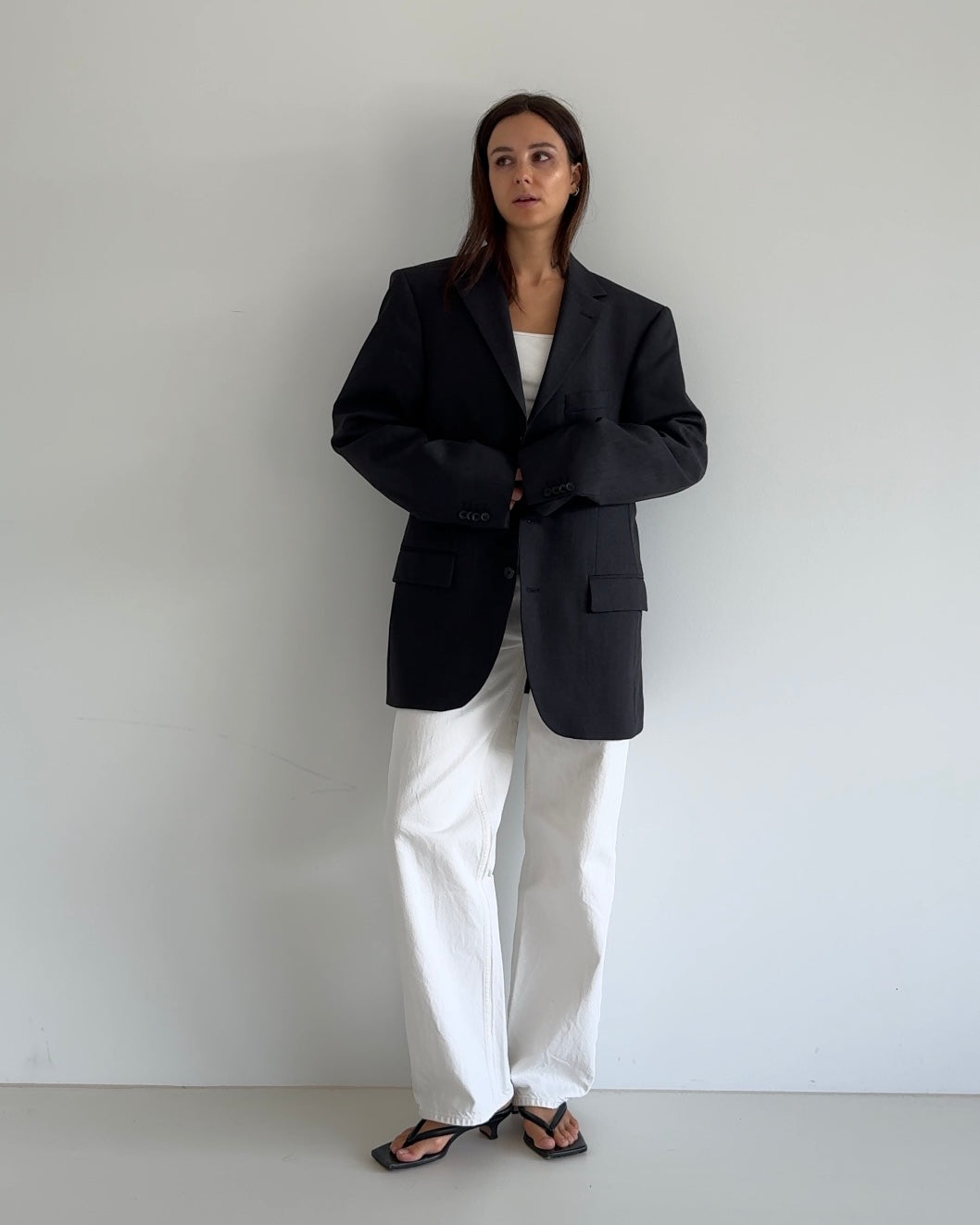 Oversized Blazer Grey