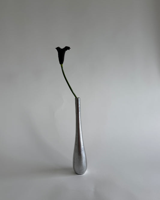 Space Age Chrome Vase
