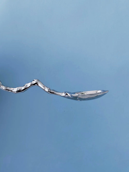 Silver Bloom Coffee Spoon - Set of 2
