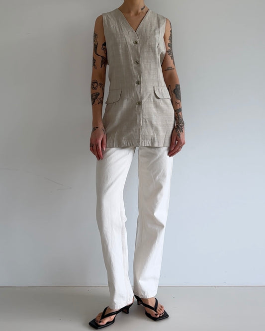 Linen Vest