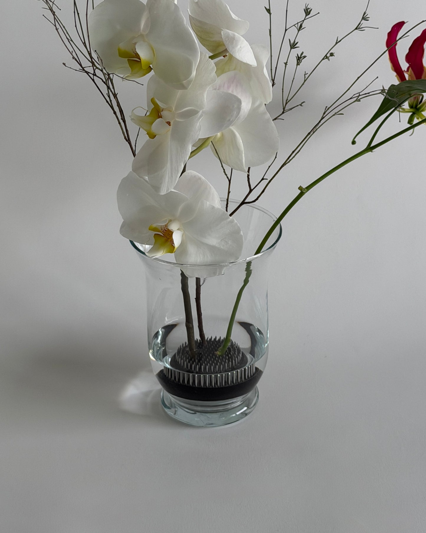 Vintage Clear Glass Vase