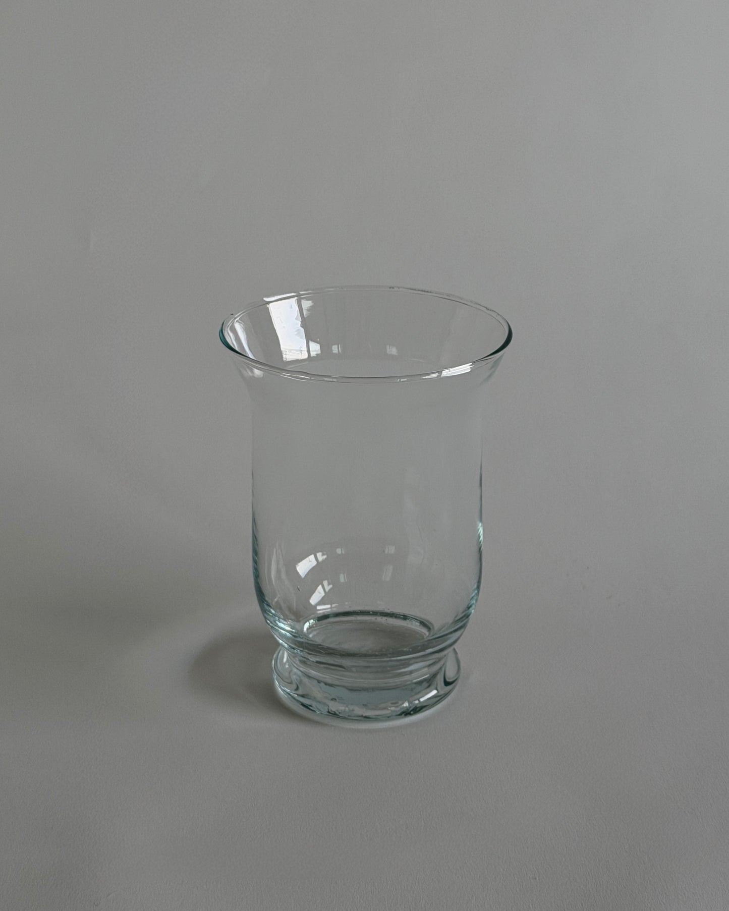 Vintage Clear Glass Vase
