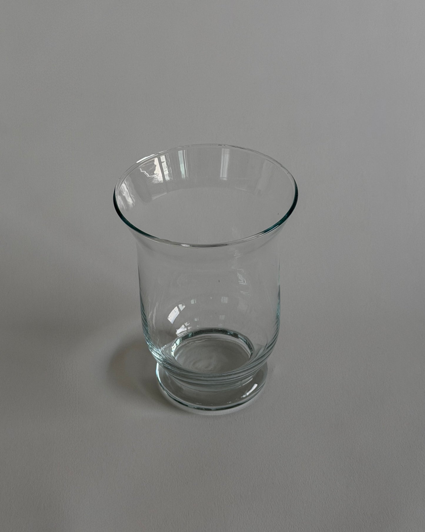 Vintage Clear Glass Vase