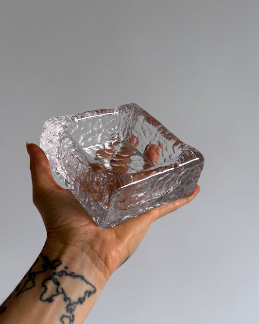 Textured Glass Bowl