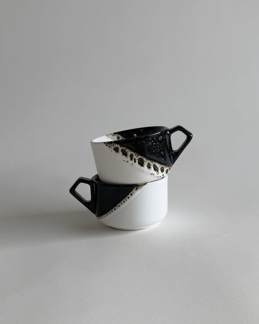 Terra Contrast Ceramic Cups – Set of 2