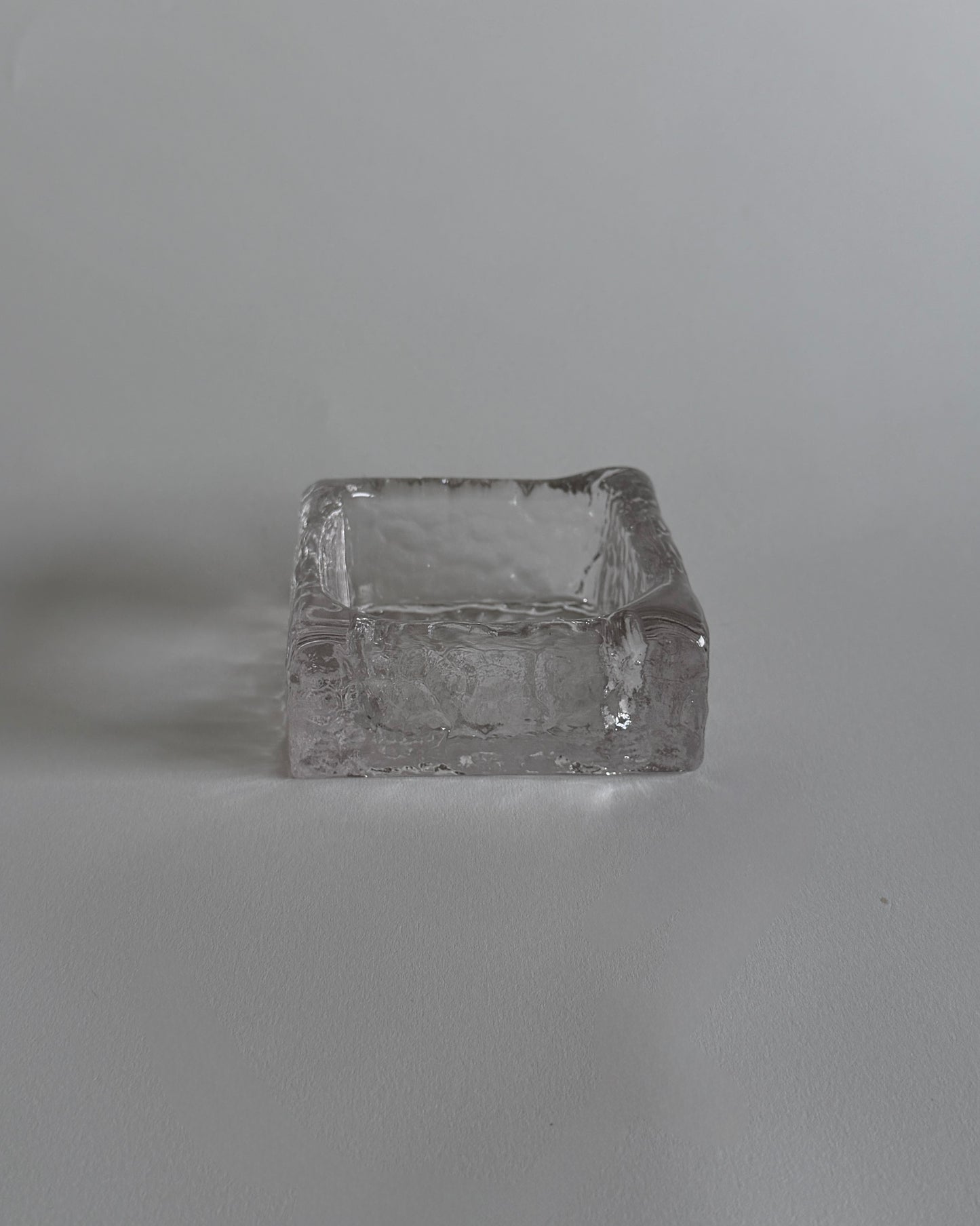 Textured Glass Bowl