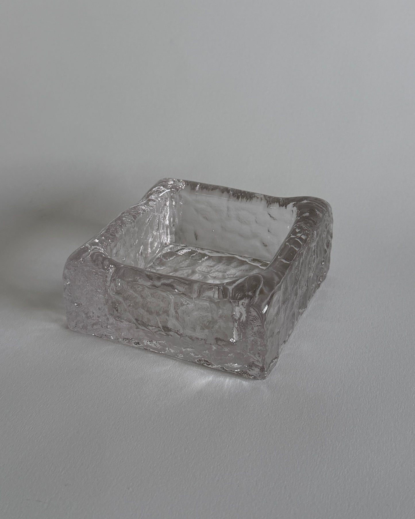 Textured Glass Bowl