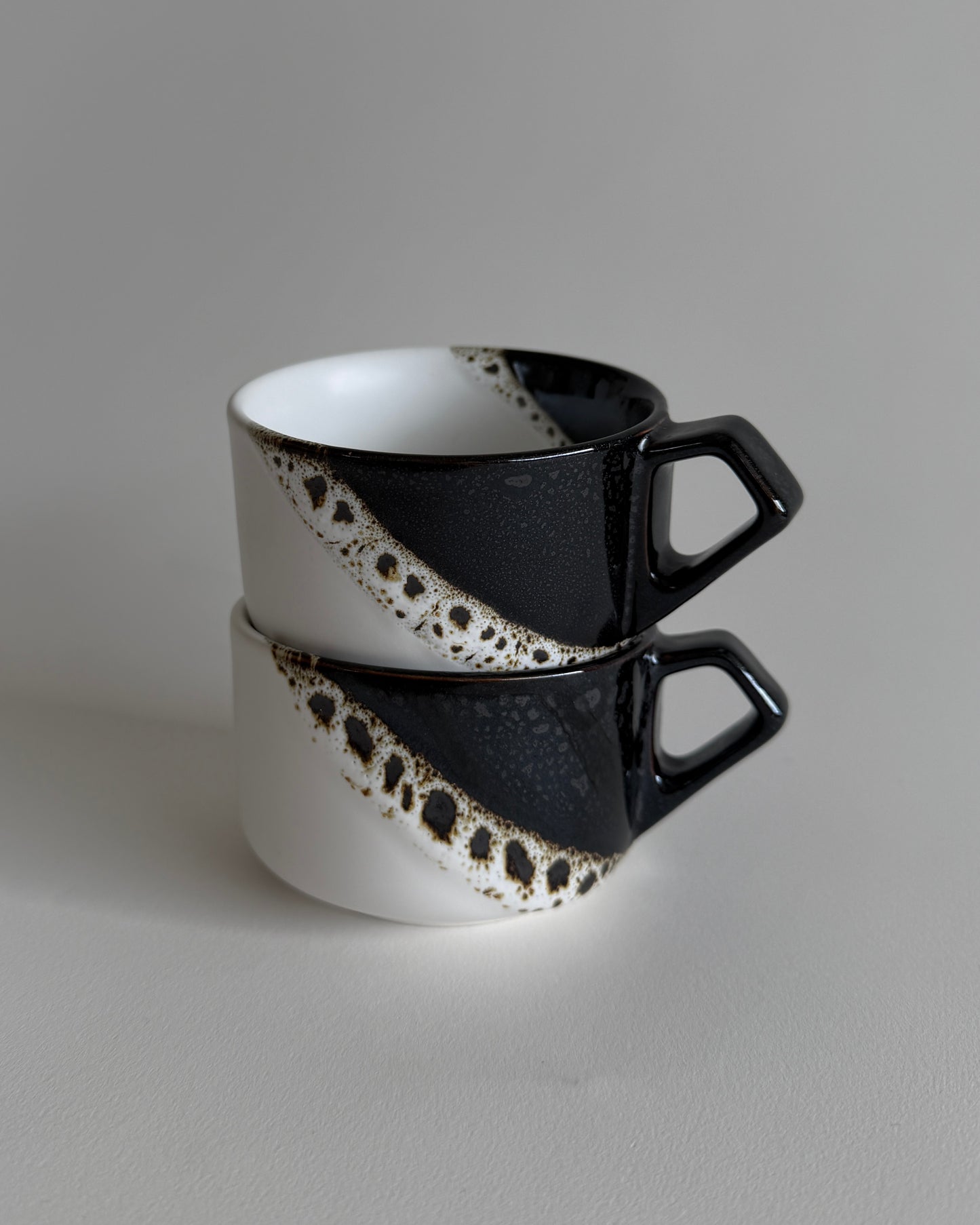 Terra Contrast Ceramic Cups – Set of 2