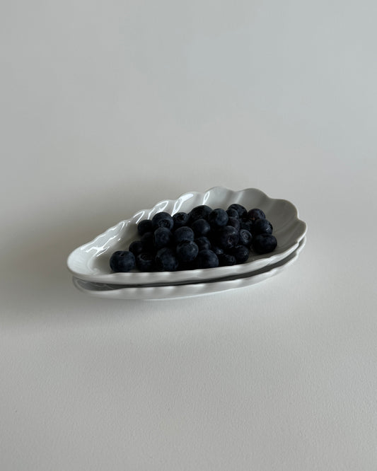 Shell Ceramic Plate Made in France