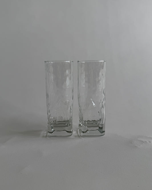 Vintage Glass Set of 2