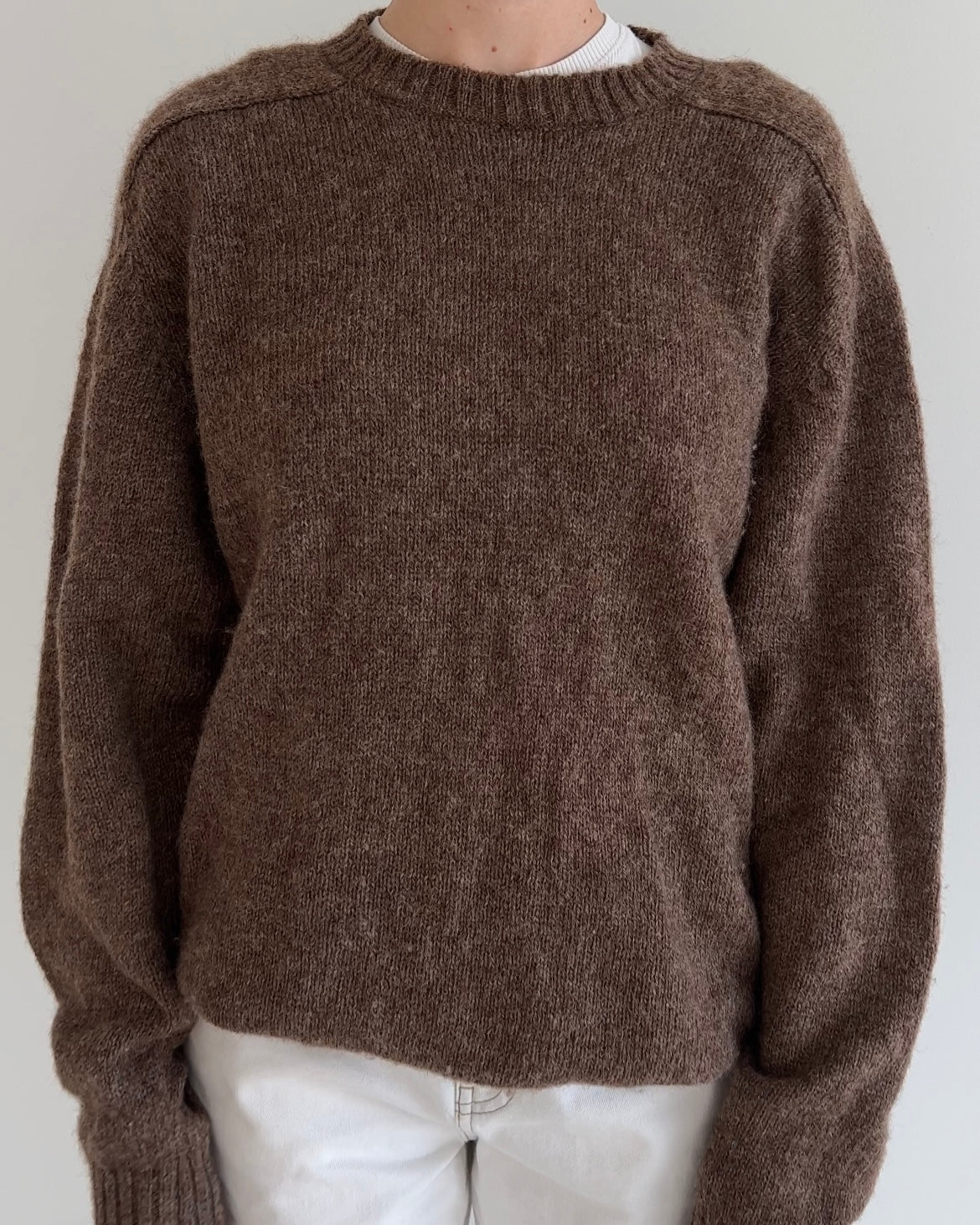 Wool Pullover Brown