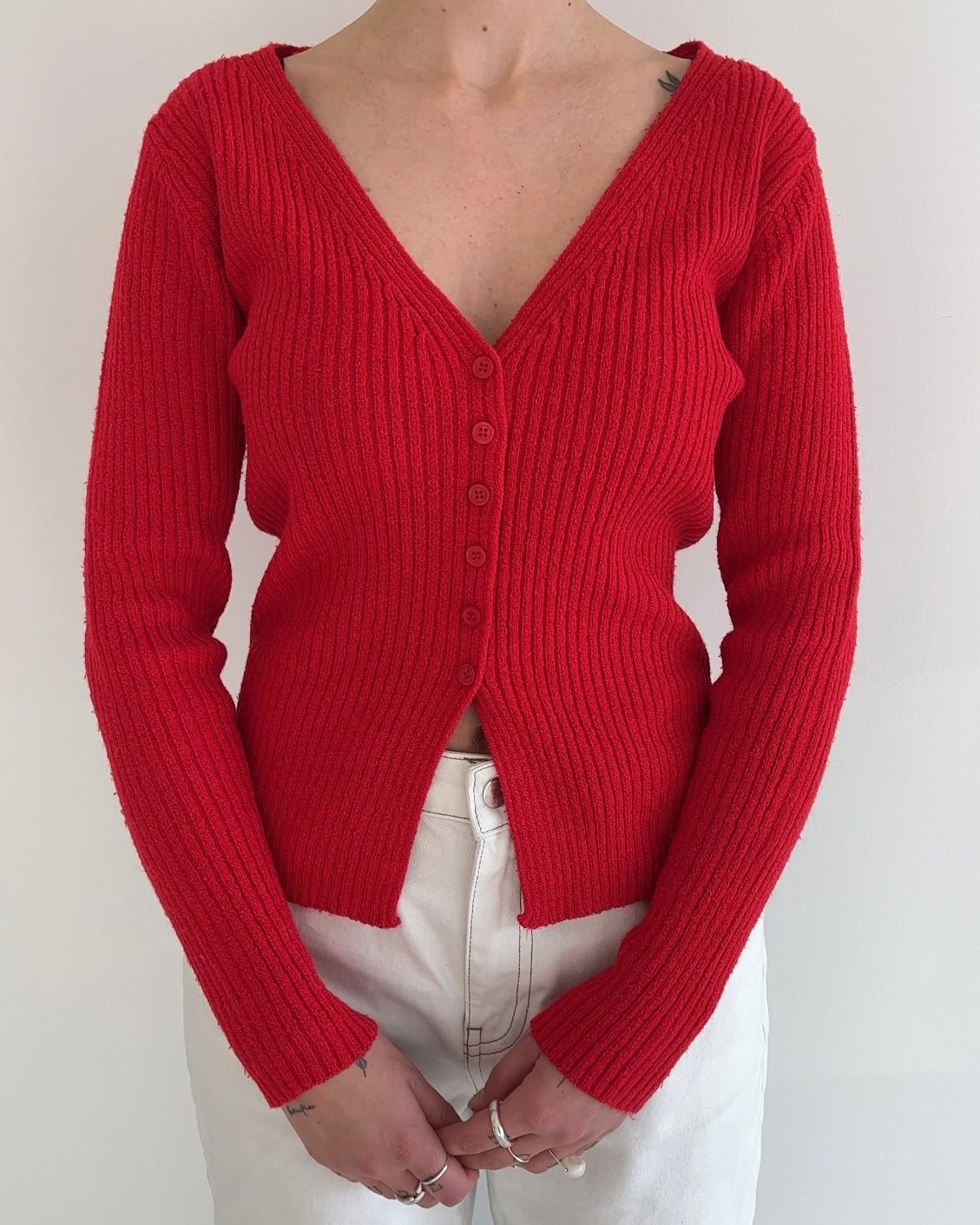 Red Cardigan