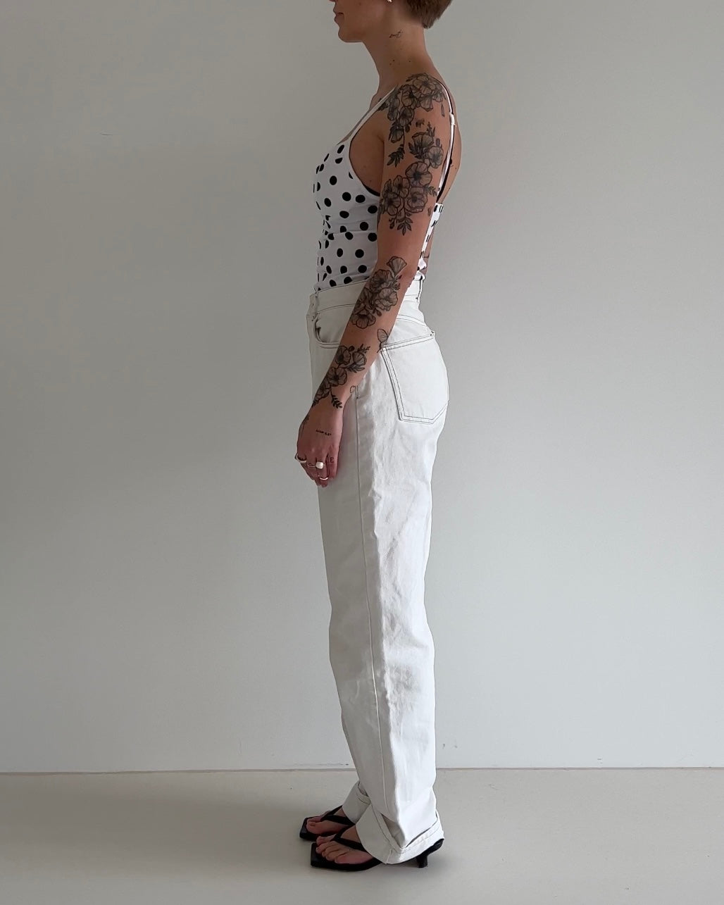 White Body with Dots