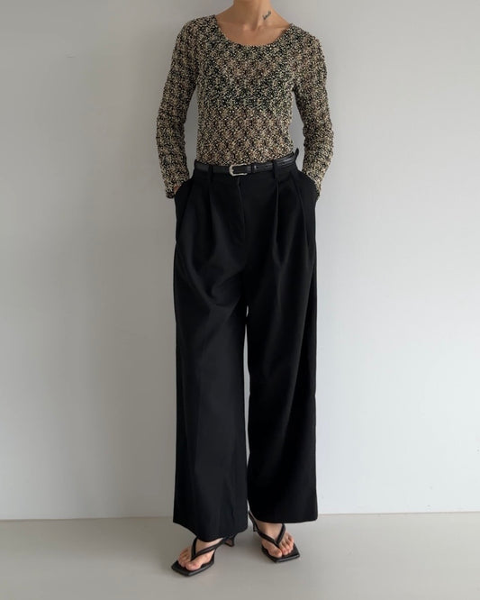 Crocheted Style Bodysuit