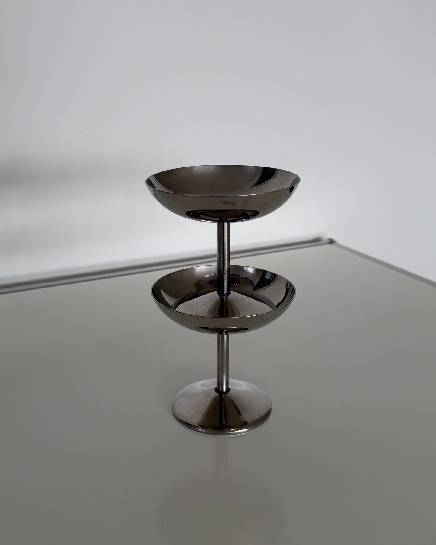 Vintage Stainless Steel Cups - Set of 2