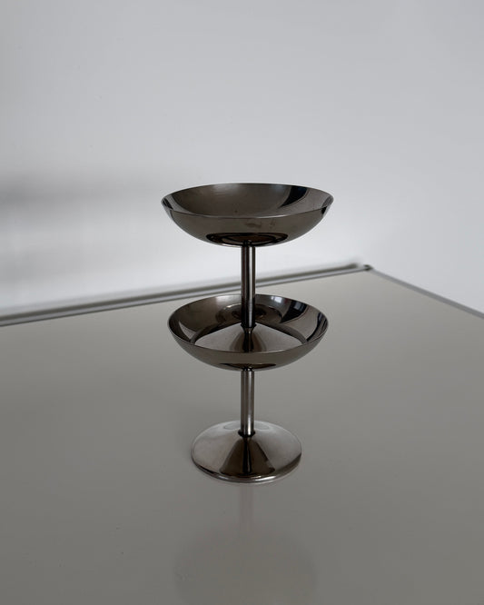 Vintage Stainless Steel Cups - Set of 2