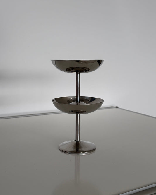 Vintage Stainless Steel Cups - Set of 2