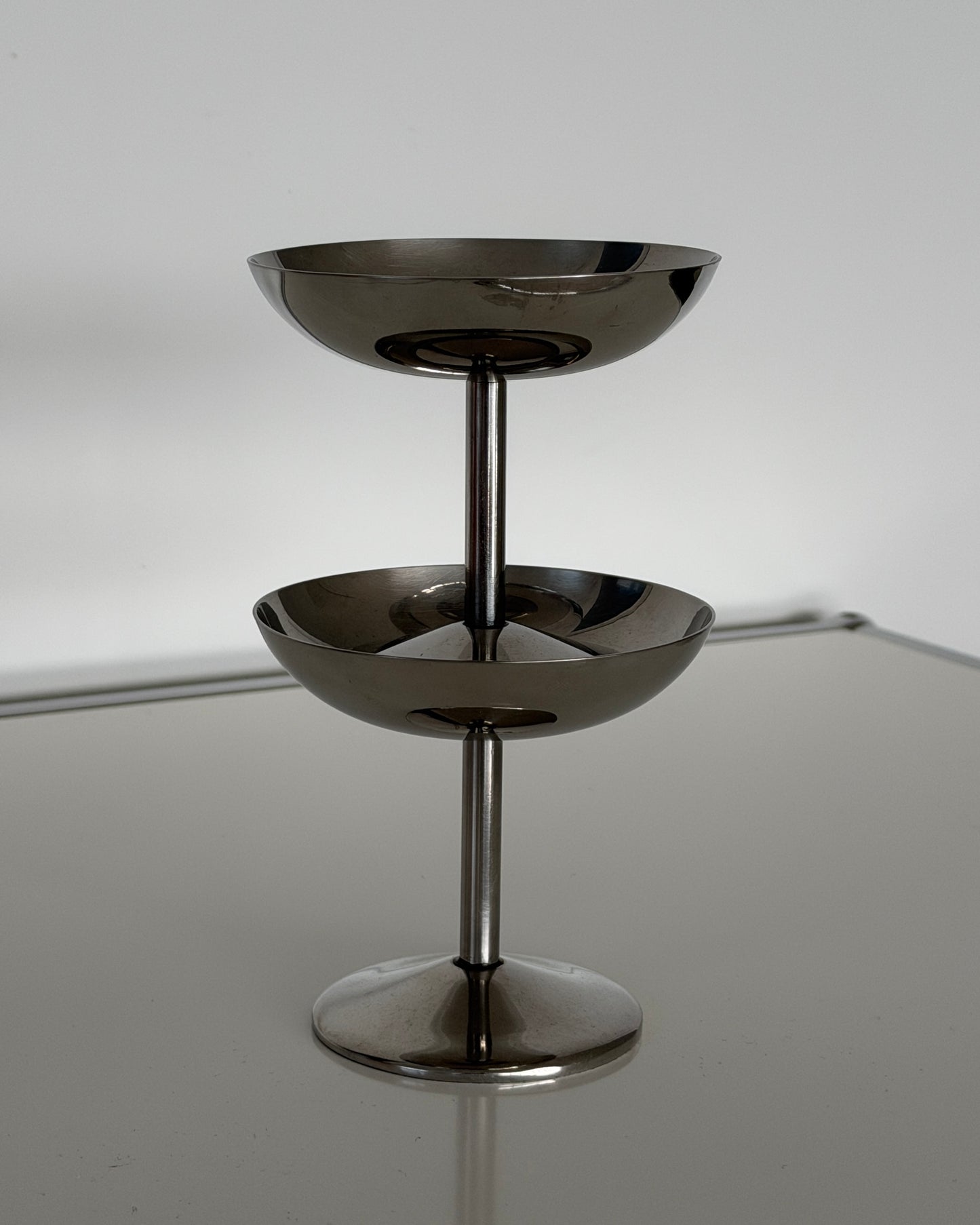 Vintage Stainless Steel Cups - Set of 2