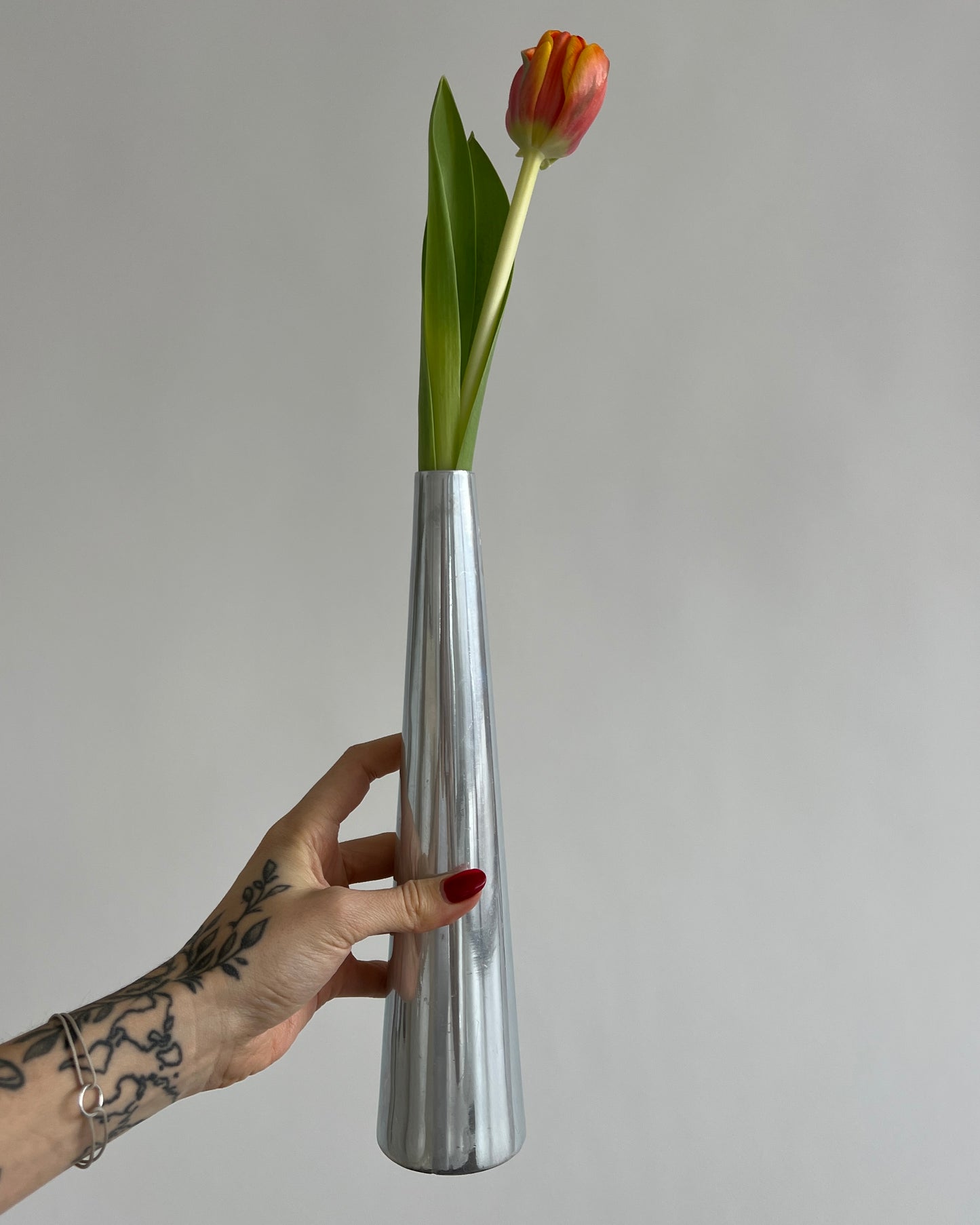 Vase in Chrome Optic